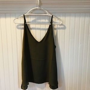 Olive-Green semi-formal tank top